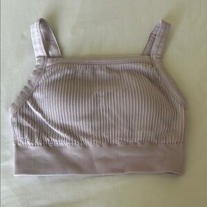 Ribbed Purple Women's Top